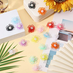 60шт 10-х цветные тканевые цветы&nbsp;DIY-CA0007-77