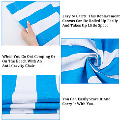 Полосатый стул ткань холст AJEW-WH0314-150