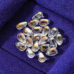 20 шт. Прозрачные стеклянные подвески&nbsp;GLAA-YW0001-03B