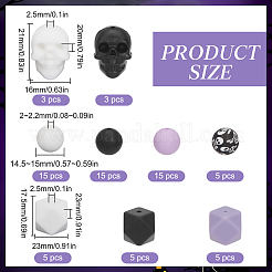 Силиконовые бусины с алфавитом для изготовления браслетов или ожерелий SIL-SP0001-09