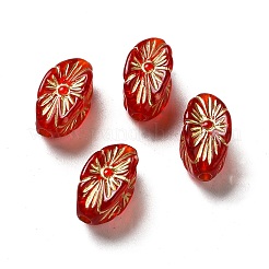 Прозрачных бусин акриловые покрытия OACR-L013-032