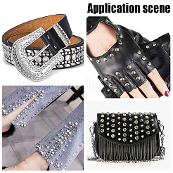 100 шт. 10-х цветные полутрубчатые заклепочные шпильки из сплава&nbsp;FIND-GF0008-32