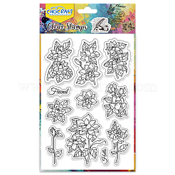 ПВХ пластиковые прозрачные штампы DIY-WH0618-0250