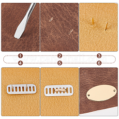 16 комплект 2-х цветных декоративных застежек из цинкового сплава для сумок&nbsp;FIND-WR0008-34