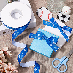 Лента из полиэстера в корсажу длиной 25 ярд с принтом в виде спортивного мяча&nbsp;OCOR-WH20002-03B-02