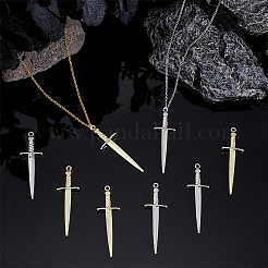 32шт 2 цвета подвески из сплава с покрытием стойки FIND-UN0001-79