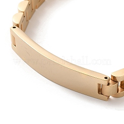 Браслеты из нержавеющей стали 304 BJEW-I129-I-G