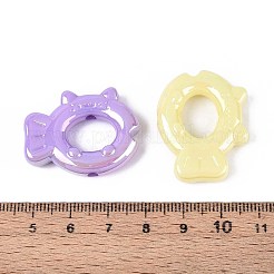 УФ-покрытие непрозрачной акриловой бусины OACR-T028-75