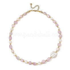 Bracelets en perles de kunzite naturelle&nbsp;NJEW-JN06574-01
