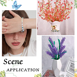 200шт граненые прозрачные стеклянные бусины GLAA-SC0001-94