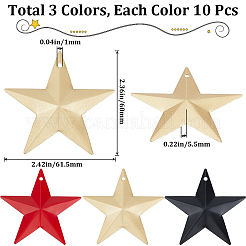 30 шт. 3 цвета железные подвески IFIN-GF0001-47D