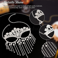 Железные головные уборы маскарадные маски AJEW-WH0312-35S