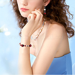 Бусы лэмпворк ручной работы LAMP-TA0002-01