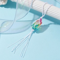 Мешочек из кристаллов самородков из натурального кварца HJEW-JM01618