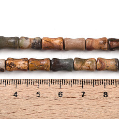 Натуральная полихромная яшма/камень Пикассо/нити бус из яшмы Пикассо G-T140-91