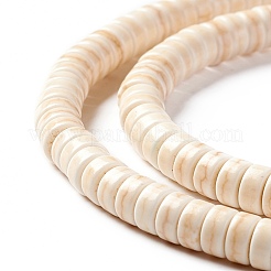 Окрашенные синтетические бирюзовые бусы нити G-P083-6mm-83M