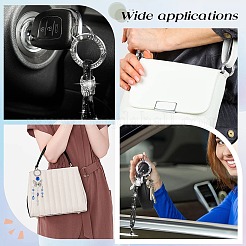 12 шт. сплав кристалл горный хрусталь пружинные затворные кольца&nbsp;FIND-SC0012-68P