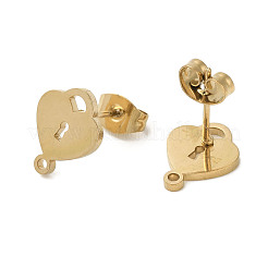 Ионное покрытие (ip) 304 нержавеющая сталь гвоздики фурнитура для сережек STAS-I206-14G