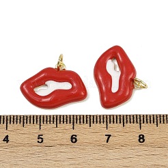 Латунь эмаль подвески&nbsp;KK-H072-08G