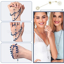 DIY-Schmucksets aus Rosenkranzperlen&nbsp;DIY-SC0029-80