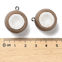 3d подвески из непрозрачной смолы с фруктовой тематикой RESI-G113-01C