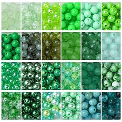 Наборы для изготовления ожерелий и браслетов из зеленой серии своими руками&nbsp;DIY-CJ0001-77