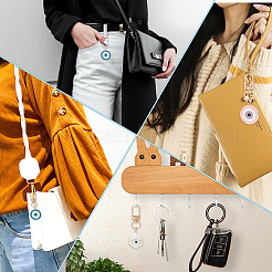 3 шт. подвеска из сплава с эмалью от сглаза HJEW-CP00035