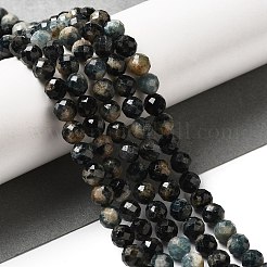 Нити натуральных бусин из синего турмалина ab G-I362-01A