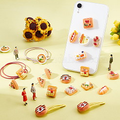 60 pz 12 stili cabochon decoden in resina epossidica opaca&nbsp;FIND-SC0003-25