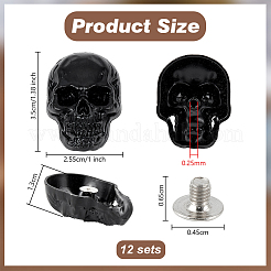 12 шт. декоративные заклепки из сплава AJEW-OC0013-99EB