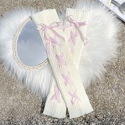 Chaussettes chauffantes en nylon pour les jambes&nbsp;AJEW-WH20022-92