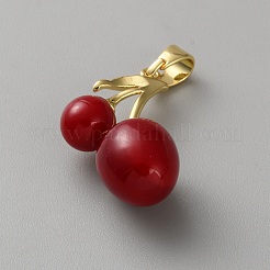 Подвески латуни cmолы&nbsp;KK-CJC0030-04G-05