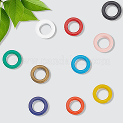 200 комплект 10-х цветных железных люверсов&nbsp;SCRA-GF0001-10B-01