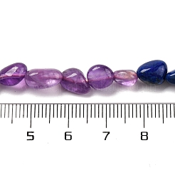 Нити бусин из натурального клубничного кварца G-L610-B15-01