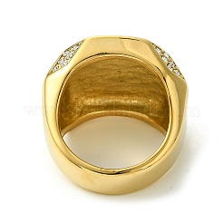 Ионное покрытие(ip) 304 нержавеющая сталь эмаль тигровые перстни печатки RJEW-Q815-03G-M