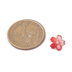 9 шт. 9-х цветные двухцветные стеклянные подвески&nbsp;PALLOY-JF04513