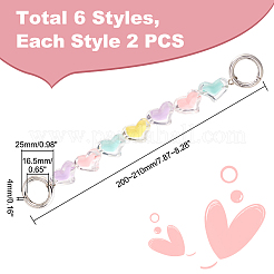 1 комплект цепочек для обуви с прозрачными акриловыми бусинами в виде цветка&nbsp;FIND-PH0009-97