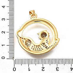 Латунные микро проложить кубического циркония подвески&nbsp;KK-B128-02G