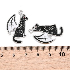 Legierung mit Anhängern aus schwarzer Emaille&nbsp;AL-CBA2919-02P-07