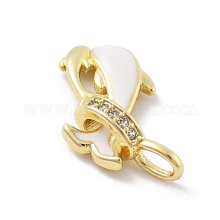 Латунные микро проложить кубического циркония подвески&nbsp;KK-Z098-07G-01