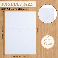 50 шт. бумажные самоклеящиеся наклейки&nbsp;AJEW-BC0009-79B