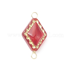 Прозрачные акриловые позолоченные металлические подвески с разъемами&nbsp;PALLOY-JF02098