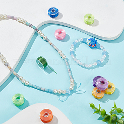 25 рулон 25 цвета плоская эластичная хрустальная нить EW-WH0013-29