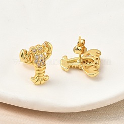 Серьги-гвоздики из циркония EJEW-A145-03B-G