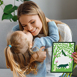 Углеродистая сталь разрезает трафареты DIY-WH0309-1970