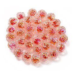 УФ-покрытие радужными переливающимися акриловыми бусинами&nbsp;OACR-P010-20C