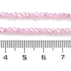 Запекание гальванических нитей стеклянных бусин&nbsp;LS-DGLA-A039-J4mm-B16