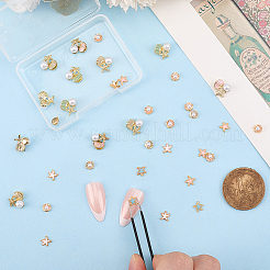 36 шт. 9 стиля эмалевых кабошонов с морской тематикой&nbsp;DIY-CP0011-25