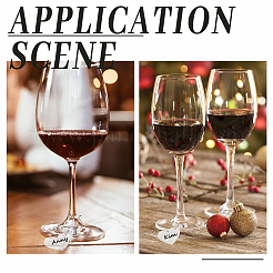 20 шт. пустые акриловые подвески в форме сердца AJEW-BC0003-76