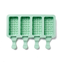 Пищевые силиконовые Молды для мороженого прямоугольной Молды «сделай сам»&nbsp;LS-DIY-D062-05A